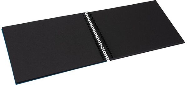 goldbuch Spiralalbum Bella Vista ohne Fenster 24x17 40 schwarze Seiten  petrol