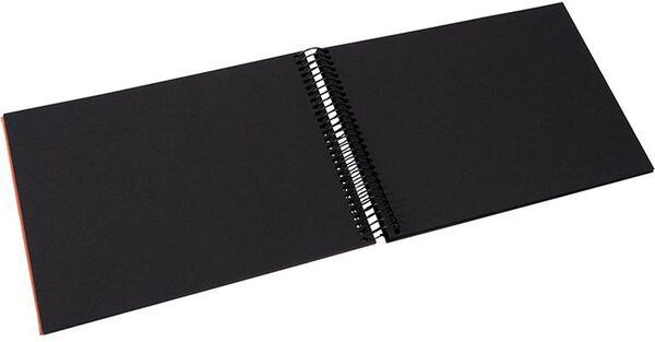 goldbuch Spiralalbum Bella Vista ohne Fenster 24x17 40 schwarze Seiten  lachs