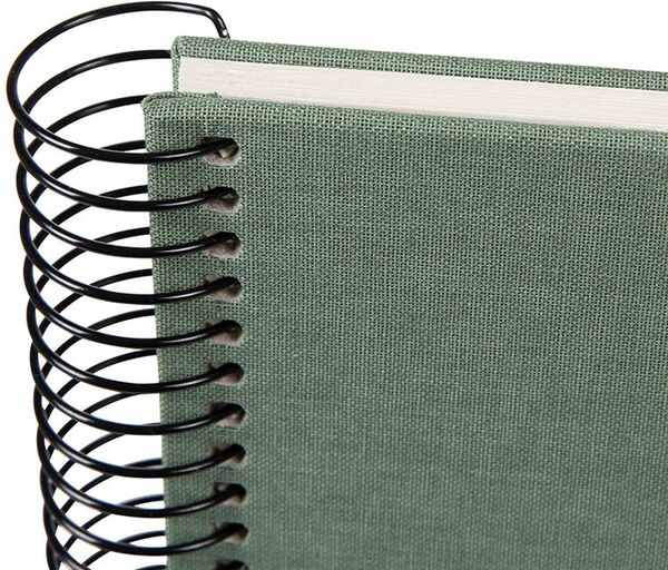 goldbuch Spiralalbum Bella Vista ohne Fenster 35x30 40 weiße Seiten  Artischocke