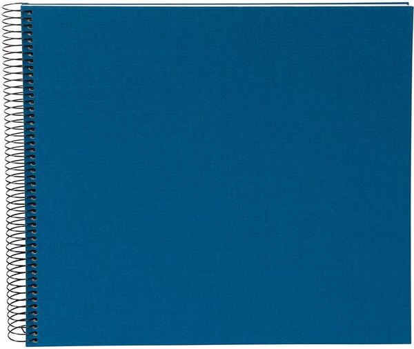 goldbuch Spiralalbum Bella Vista ohne Fenster 35x30 40 weiße Seiten  petrol