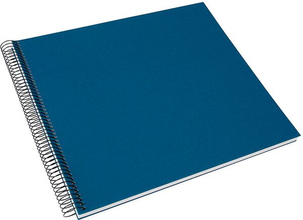 goldbuch Spiralalbum Bella Vista ohne Fenster 35x30 40 weiße Seiten  petrol