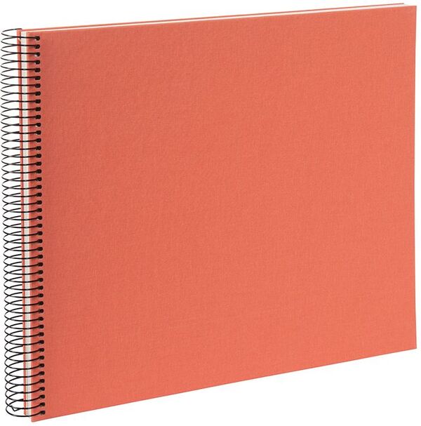 goldbuch Spiralalbum Bella Vista ohne Fenster 35x30 40 weiße Seiten  lachs