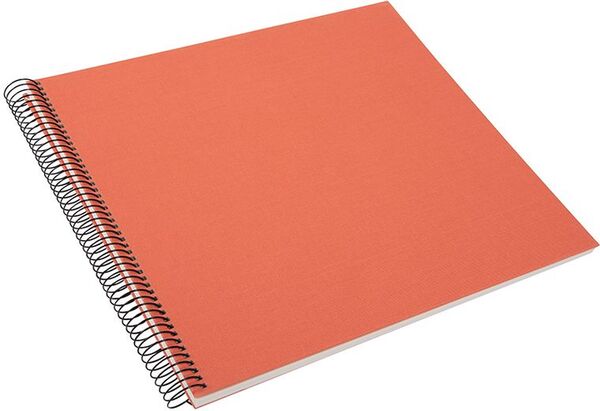 goldbuch Spiralalbum Bella Vista ohne Fenster 35x30 40 weiße Seiten  lachs