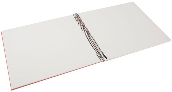 goldbuch Spiralalbum Bella Vista ohne Fenster 35x30 40 weiße Seiten  lachs