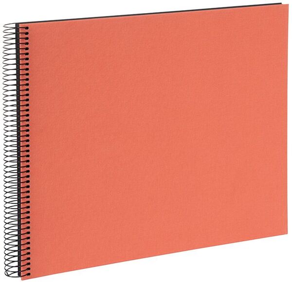 goldbuch Spiralalbum Bella Vista ohne Fenster 35x30 40 schwarze Seiten  lachs