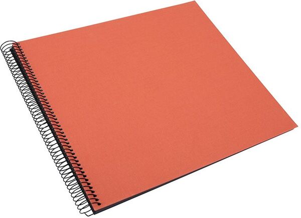 goldbuch Spiralalbum Bella Vista ohne Fenster 35x30 40 schwarze Seiten  lachs