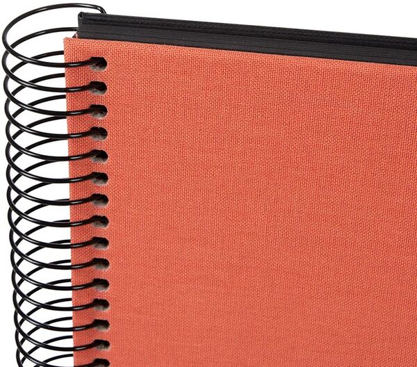 goldbuch Spiralalbum Bella Vista ohne Fenster 35x30 40 schwarze Seiten  lachs