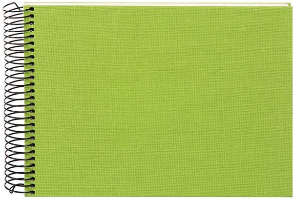 goldbuch Spiralalbum Bella Vista ohne Fenster 24x17 40 weiße Seiten  grün
