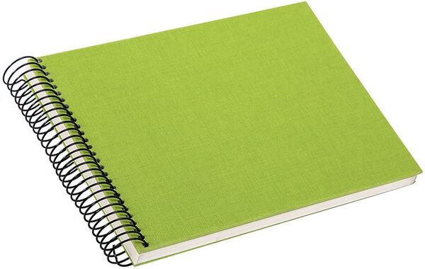 goldbuch Spiralalbum Bella Vista ohne Fenster 24x17 40 weiße Seiten  grün