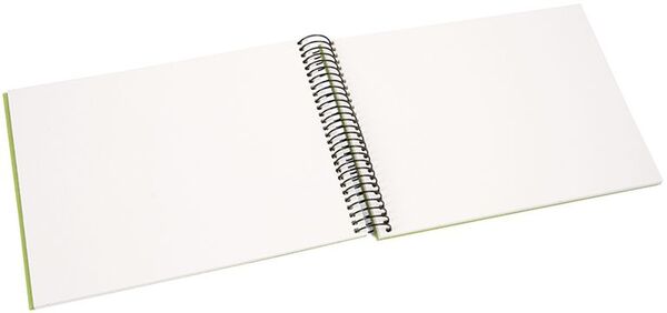 goldbuch Spiralalbum Bella Vista ohne Fenster 24x17 40 weiße Seiten  grün