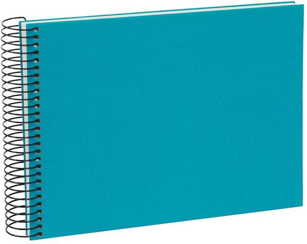 goldbuch Spiralalbum Bella Vista ohne Fenster 24x17 40 weiße Seiten  türkis