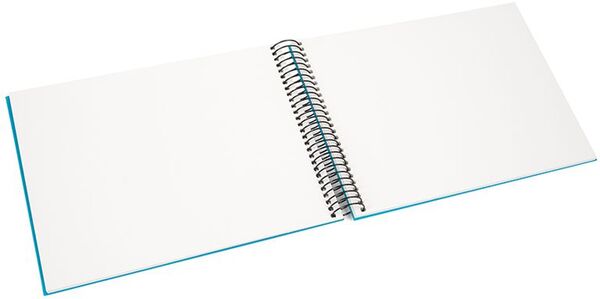 goldbuch Spiralalbum Bella Vista ohne Fenster 24x17 40 weiße Seiten  türkis