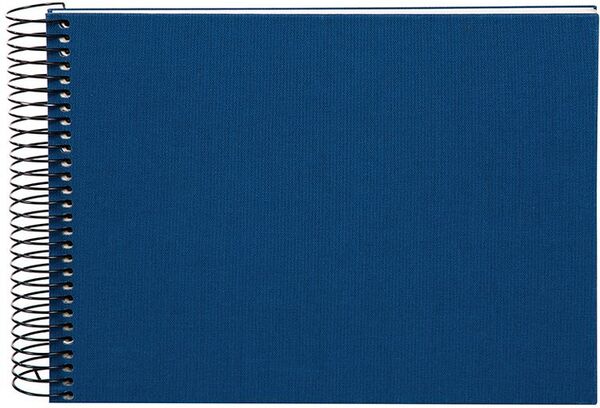 goldbuch Spiralalbum Bella Vista ohne Fenster 24x17 40 weiße Seiten  blau