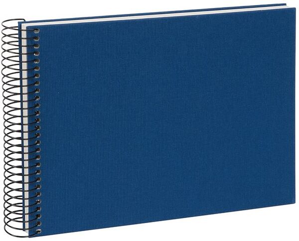 goldbuch Spiralalbum Bella Vista ohne Fenster 24x17 40 weiße Seiten  blau