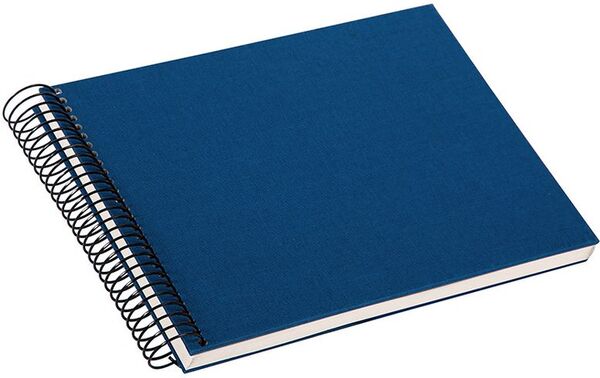 goldbuch Spiralalbum Bella Vista ohne Fenster 24x17 40 weiße Seiten  blau