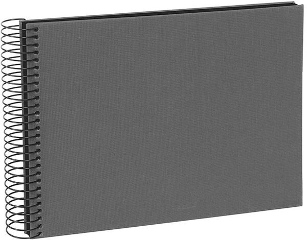 goldbuch Spiralalbum Bella Vista ohne Fenster 24x17 40 schwarze Seiten  grau