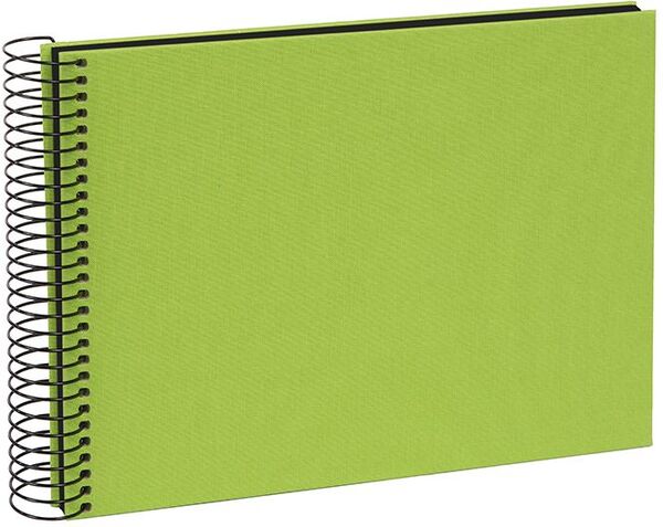goldbuch Spiralalbum Bella Vista ohne Fenster 24x17 40 schwarze Seiten  grün