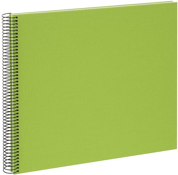 goldbuch Spiralalbum Bella Vista ohne Fenster 35x30 40 weiße Seiten  grün