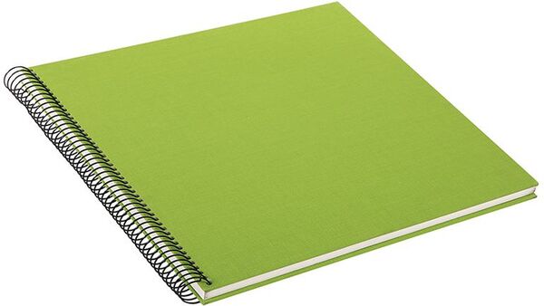 goldbuch Spiralalbum Bella Vista ohne Fenster 35x30 40 weiße Seiten  grün