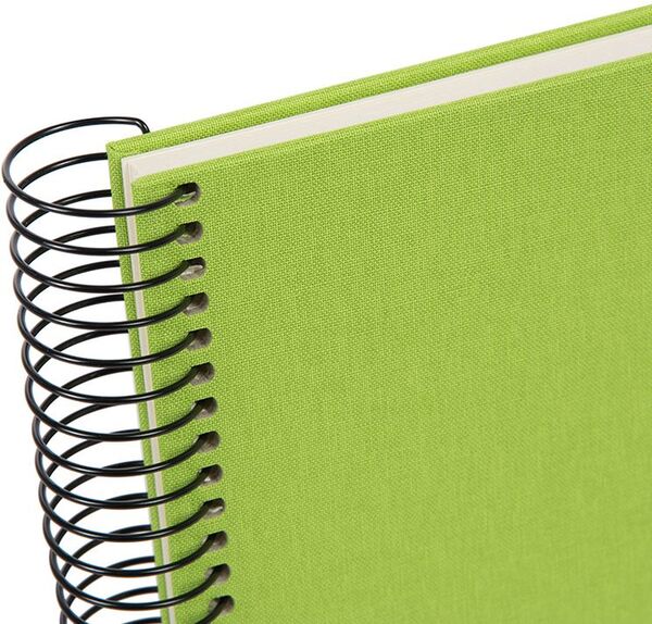 goldbuch Spiralalbum Bella Vista ohne Fenster 35x30 40 weiße Seiten  grün