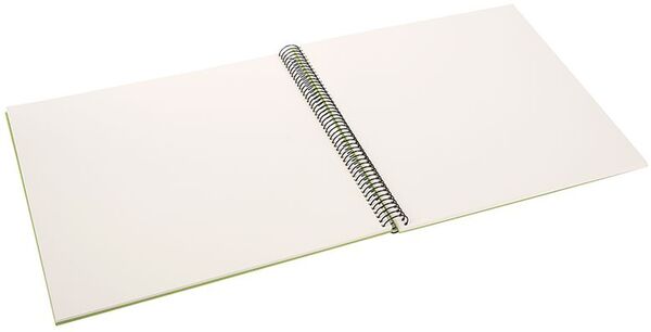 goldbuch Spiralalbum Bella Vista ohne Fenster 35x30 40 weiße Seiten  grün