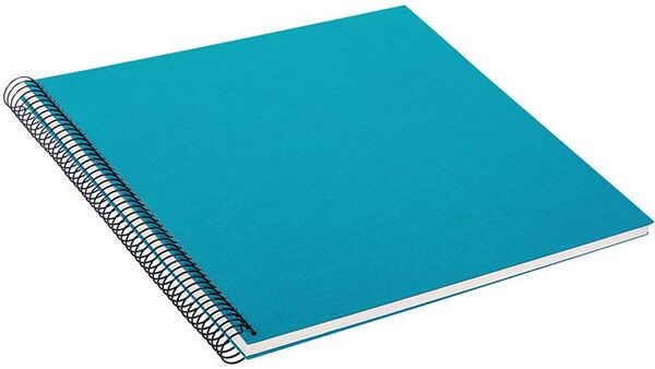 goldbuch Spiralalbum Bella Vista ohne Fenster 35x30 40 weiße Seiten  türkis