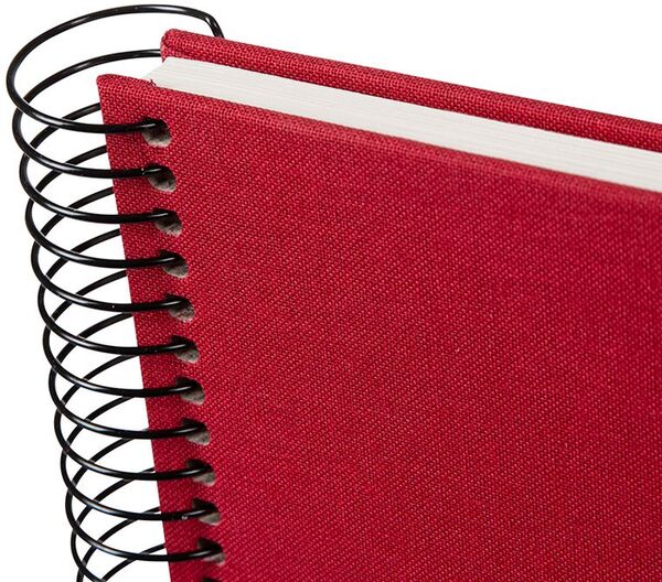 goldbuch Spiralalbum Bella Vista ohne Fenster 35x30 40 weiße Seiten  rot
