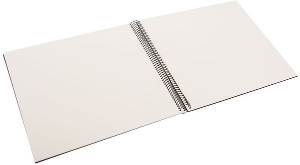 goldbuch Spiralalbum Bella Vista ohne Fenster 35x30 40 weiße Seiten  bordeaux