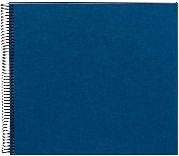 goldbuch Spiralalbum Bella Vista ohne Fenster 35x30 40 weiße Seiten  blau