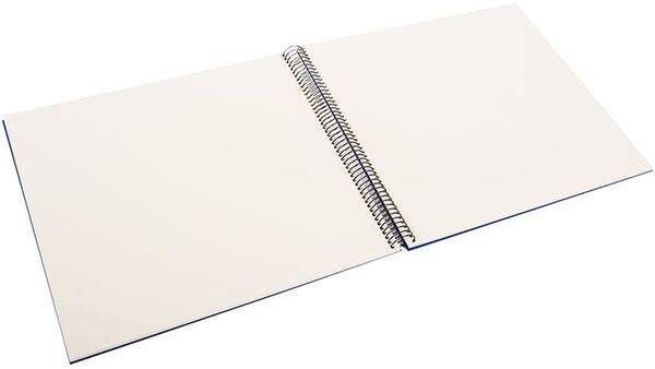 goldbuch Spiralalbum Bella Vista ohne Fenster 35x30 40 weiße Seiten  blau