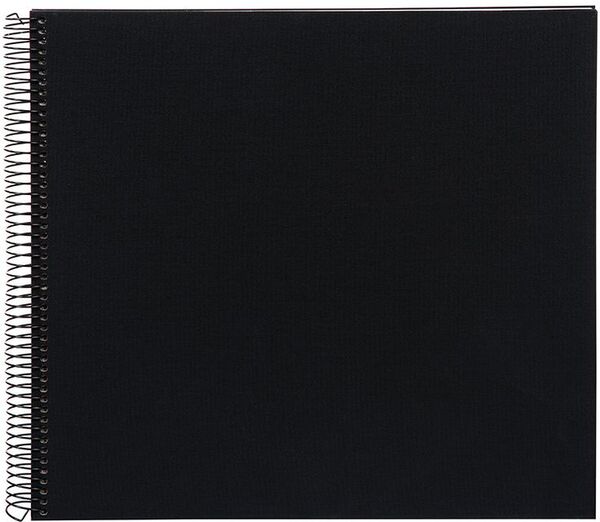 goldbuch Spiralalbum Bella Vista ohne Fenster 35x30 40 weiße Seiten  schwarz