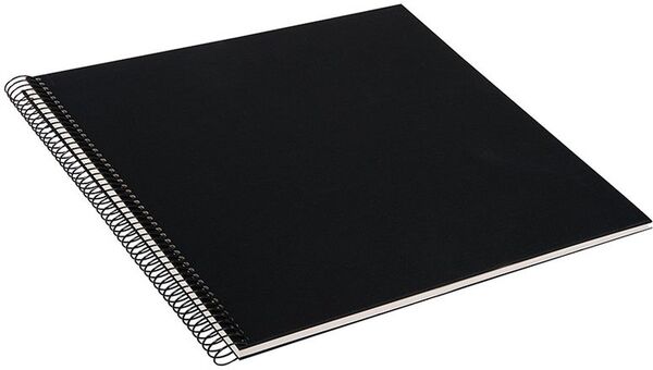 goldbuch Spiralalbum Bella Vista ohne Fenster 35x30 40 weiße Seiten  schwarz