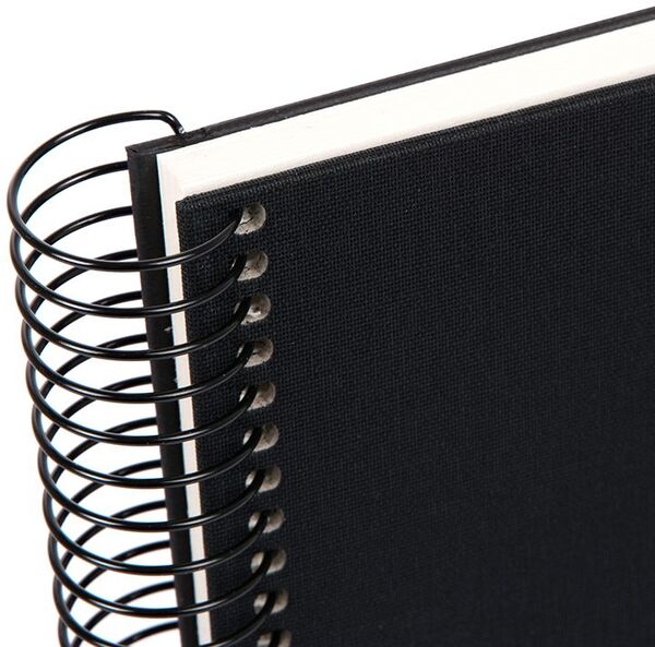 goldbuch Spiralalbum Bella Vista ohne Fenster 35x30 40 weiße Seiten  schwarz