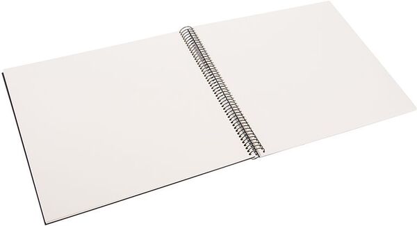 goldbuch Spiralalbum Bella Vista ohne Fenster 35x30 40 weiße Seiten  schwarz