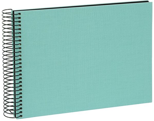 goldbuch Spiralalbum Bella Vista ohne Fenster 24x17 40 schwarze Seiten  aqua