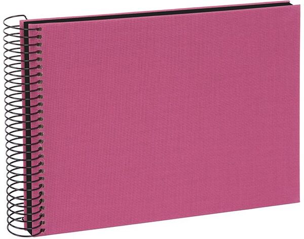 goldbuch Spiralalbum Bella Vista ohne Fenster 24x17 40 schwarze Seiten  fuchsia