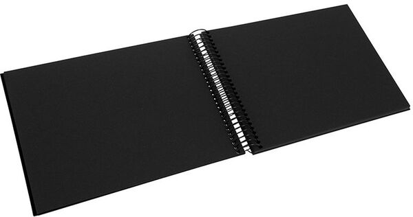 goldbuch Spiralalbum Bella Vista ohne Fenster 24x17 40 schwarze Seiten  fuchsia