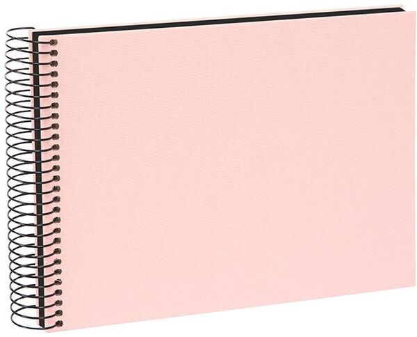 goldbuch Spiralalbum Bella Vista ohne Fenster 24x17 40 schwarze Seiten  rose