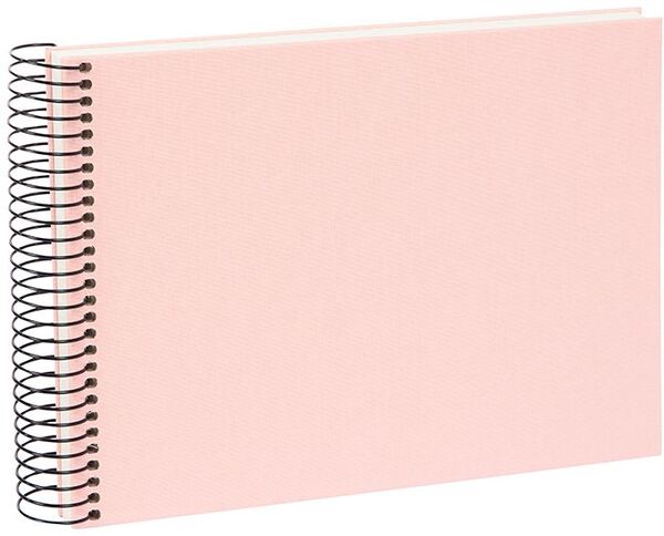 goldbuch Spiralalbum Bella Vista ohne Fenster 24x17 40 weiße Seiten  rose
