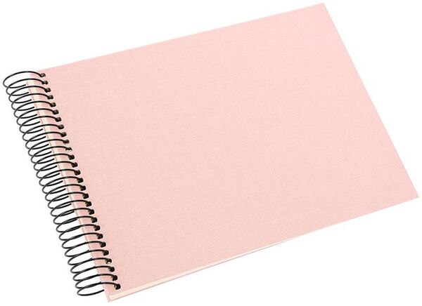 goldbuch Spiralalbum Bella Vista ohne Fenster 24x17 40 weiße Seiten  rose