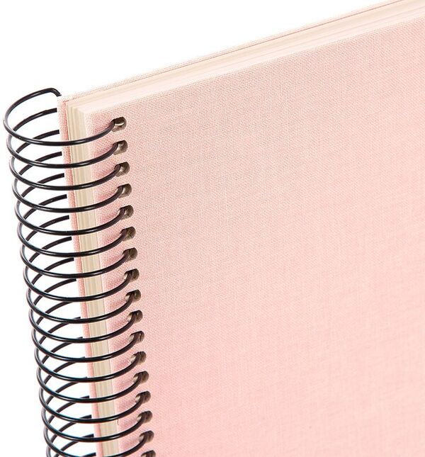 goldbuch Spiralalbum Bella Vista ohne Fenster 24x17 40 weiße Seiten  rose