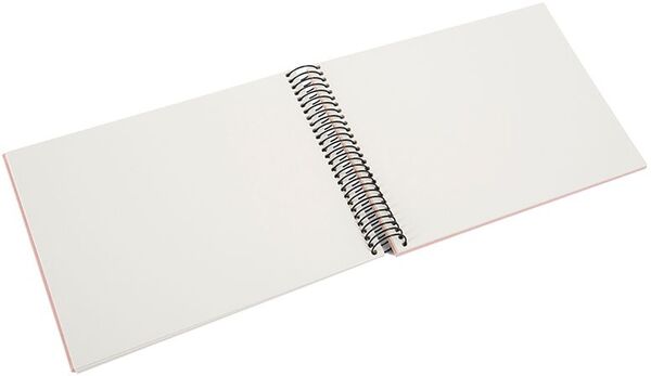 goldbuch Spiralalbum Bella Vista ohne Fenster 24x17 40 weiße Seiten  rose