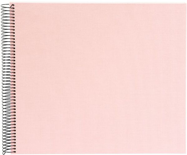 goldbuch Spiralalbum Bella Vista ohne Fenster 35x30 40 weiße Seiten  rose
