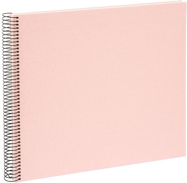 goldbuch Spiralalbum Bella Vista ohne Fenster 35x30 40 weiße Seiten  rose