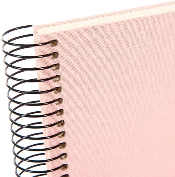 goldbuch Spiralalbum Bella Vista ohne Fenster 35x30 40 weiße Seiten  rose