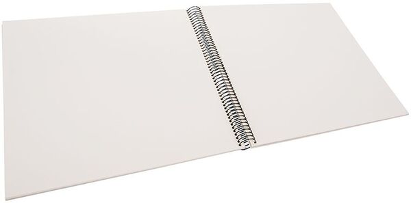 goldbuch Spiralalbum Bella Vista ohne Fenster 35x30 40 weiße Seiten  sandgrau