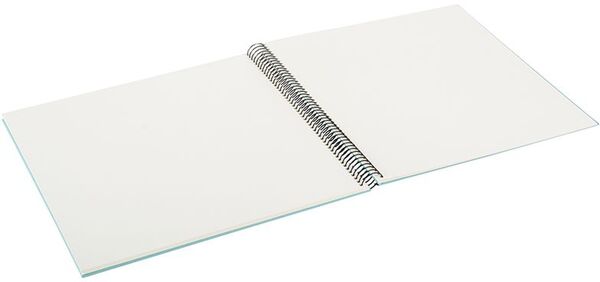 goldbuch Spiralalbum Bella Vista ohne Fenster 35x30 40 weiße Seiten  aqua