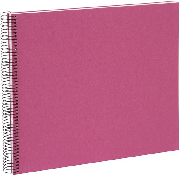 goldbuch Spiralalbum Bella Vista ohne Fenster 35x30 40 weiße Seiten  fuchsia