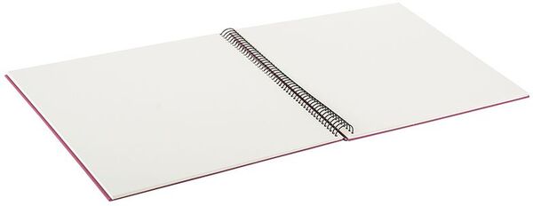 goldbuch Spiralalbum Bella Vista ohne Fenster 35x30 40 weiße Seiten  fuchsia