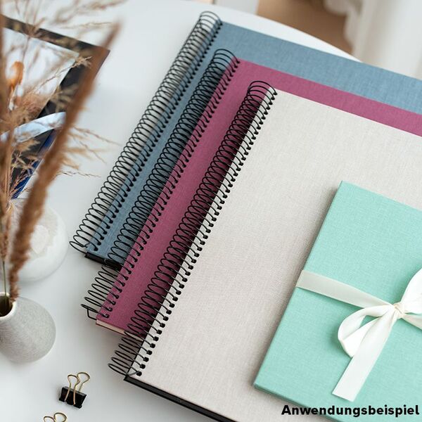 goldbuch Spiralalbum Bella Vista ohne Fenster 35x30 40 weiße Seiten  fuchsia